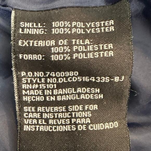 INTL DETAILS Anorak Hooded‎ Rain Jacket Medium Zip Closure Drawstring Waist Mesh - Picture 5 of 12